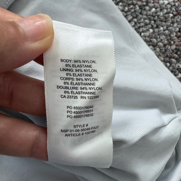 Aritzia Babaton Gray Ruched Contour Mini Dress Large NWT Acubi Sexy Minimalist - Picture 10 of 10